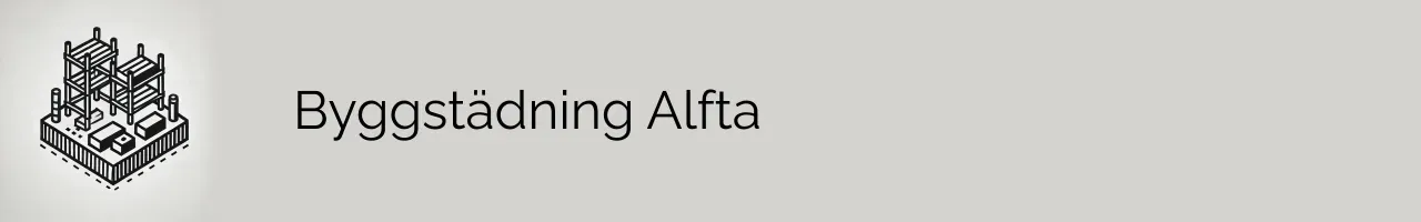 Byggstädning Alfta