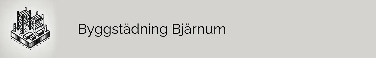 Byggstädning Bjärnum