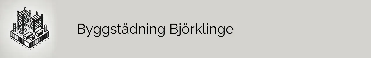 Byggstädning Björklinge