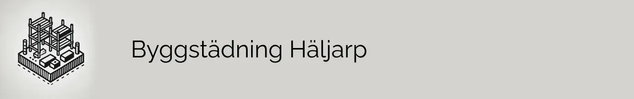 Byggstädning Häljarp