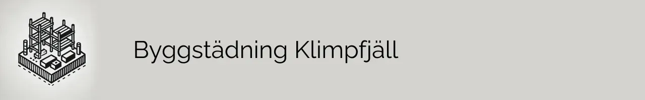 Byggstädning Klimpfjäll