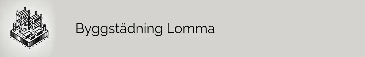 Byggstädning Lomma