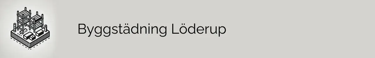 Byggstädning Löderup