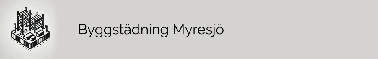 Byggstädning Myresjö