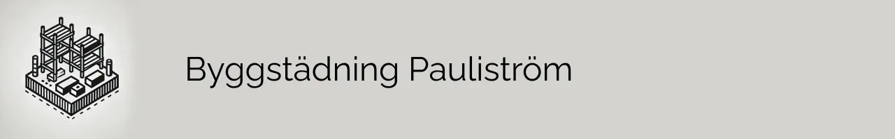 Byggstädning Pauliström