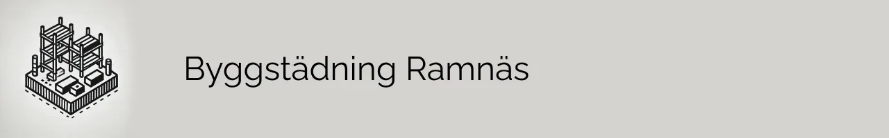 Byggstädning Ramnäs