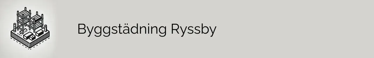 Byggstädning Ryssby